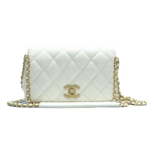 Load image into Gallery viewer, Chanel Leather Shoulder Bag White