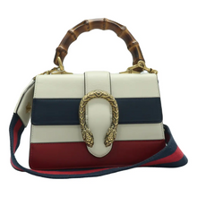 Load image into Gallery viewer, GUCCI Dionysus Bamboo Leather Satchel Bag White