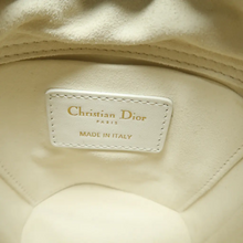 Load image into Gallery viewer, Christian Dior Dior Vibe Bucket Leather Satchel Bag White