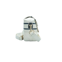 Load image into Gallery viewer, Christian Dior Camp Leather Shoulder Bag White