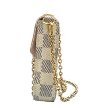 Load image into Gallery viewer, LOUIS VUITTON Félicie Pochette Damier Azur Canvas Chain Shoulder bag White