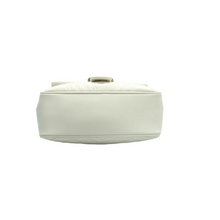 Load image into Gallery viewer, GUCCI GG Marmont Leather Satchel Bag White