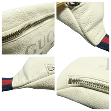 Load image into Gallery viewer, Gucci Print Leather Belt Bag White