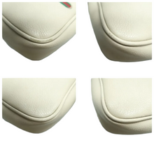 Load image into Gallery viewer, GUCCI Print Leather Shoulder Bag White