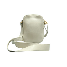 Load image into Gallery viewer, GUCCI Print Leather Shoulder Bag White