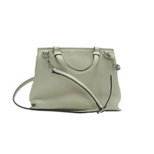 Load image into Gallery viewer, Gucci  Cellarius Calfskin Small Bamboo Daily Top Handle Bag Mystic White