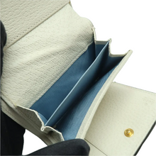 Load image into Gallery viewer, GUCCI Leather Padlock Bee Wallet White