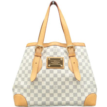 Load image into Gallery viewer, LOUIS VUITTON Hampstead Damier Azur Canvas Shoulder Bag White