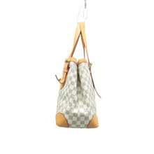 Load image into Gallery viewer, LOUIS VUITTON Hampstead Damier Azur Canvas Shoulder Bag White