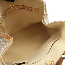 Load image into Gallery viewer, LOUIS VUITTON Hampstead Damier Azur Canvas Shoulder Bag White