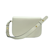 Load image into Gallery viewer, GUCCI Horsebit 1955 Leather Shoulder Bag White