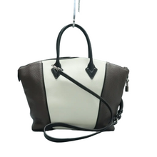 Load image into Gallery viewer, Louis Vuitton Lockit Monogram Canvas Tote Bag Bicolor