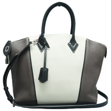Load image into Gallery viewer, Louis Vuitton Lockit Monogram Canvas Tote Bag Bicolor