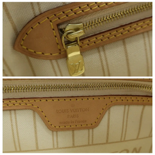 Load image into Gallery viewer, Louis Vuitton Neverfull PM W/P Damier Azur Canvas Shoulder Bag White