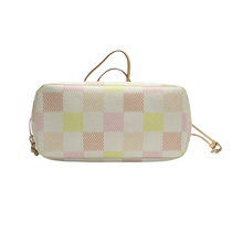 Load image into Gallery viewer, Louis Vuitton Neverfull Damier Ebene Canvas Shoulder Bag Multicolor