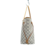 Load image into Gallery viewer, LOUIS VUITTON Neverfull Canvas Leather Shoulder Bag White