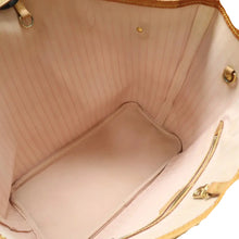 Load image into Gallery viewer, Louis Vuitton Neverfull MM W/P Damier Azur Canvas Shoulder Bag White