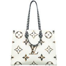 Load image into Gallery viewer, LOUIS VUITTON Onthego Monogram Canvas Satchel Bag Bicolor
