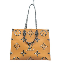 Load image into Gallery viewer, LOUIS VUITTON Onthego Monogram Canvas Satchel Bag Bicolor
