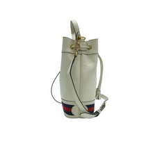 Load image into Gallery viewer, GUCCI Ophidia Leather Satchel Bag White