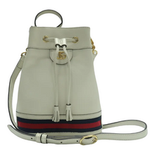 Load image into Gallery viewer, GUCCI Ophidia Leather Satchel Bag White
