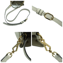 Load image into Gallery viewer, GUCCI Ophidia Leather Satchel Bag White