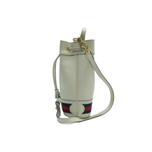 Load image into Gallery viewer, GUCCI Ophidia Leather Satchel Bag White