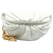 Load image into Gallery viewer, BOTTEGA VENETA The Pouch Leather Shoulder Bag White