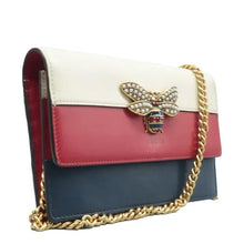 Load image into Gallery viewer, GUCCI Queen Margaret Leather Shoulder Bag Red