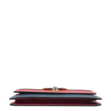 Load image into Gallery viewer, GUCCI Queen Margaret Leather Shoulder Bag Red