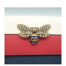 Load image into Gallery viewer, GUCCI Queen Margaret Leather Shoulder Bag Red