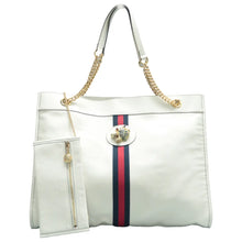 Load image into Gallery viewer, Gucci Rajah Leather Shoulder Bag White