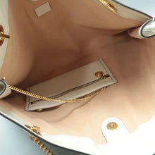 Load image into Gallery viewer, Gucci Rajah Leather Shoulder Bag White