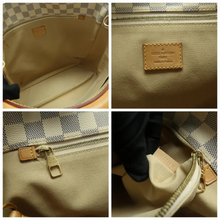 Load image into Gallery viewer, LOUIS VUITTON Soffi Damier Azur Canvas Satchel Bag White