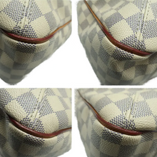 Load image into Gallery viewer, LOUIS VUITTON Soffi Damier Azur Canvas Satchel Bag White