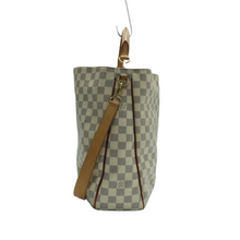 Load image into Gallery viewer, LOUIS VUITTON Soffi Damier Azur Canvas Satchel Bag White