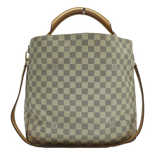 Load image into Gallery viewer, LOUIS VUITTON Soffi Damier Azur Canvas Satchel Bag White