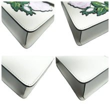 Load image into Gallery viewer, GUCCI Sylvie Embroidered Leather Shoulder Bag White