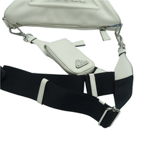 Load image into Gallery viewer, PRADA Leather Shoulder Bag White