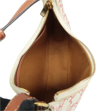 Load image into Gallery viewer, CELINE Triomphe Canvas Shoulder Bag White