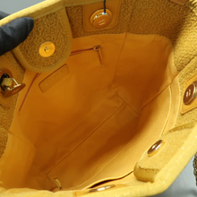 Load image into Gallery viewer, Chanel DeauVille Fabric Shoulder Bag Yellow