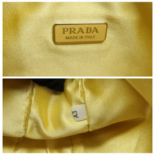 Load image into Gallery viewer, PRADA Re-Edition Fabric and Diamond Shoulder Bag Yellow