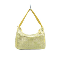 Load image into Gallery viewer, PRADA Re-Edition Fabric and Diamond Shoulder Bag Yellow