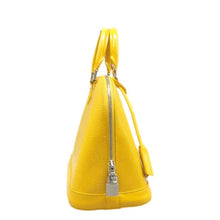 Load image into Gallery viewer, Louis Vuitton Alma Epi Leather Satchel Bag Yellow