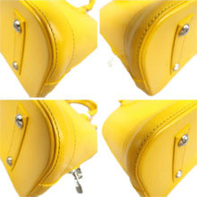 Load image into Gallery viewer, Louis Vuitton Alma Epi Leather Satchel Bag Yellow