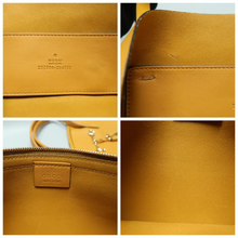 Load image into Gallery viewer, GUCCI W/P Leather Tote Bag Yellow
