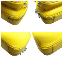 Load image into Gallery viewer, Louis Vuitton Utility Crossbody Leather Satchel Bag Yellow