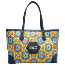 Load image into Gallery viewer, GUCCI Ophidia Shopping 100 Canvas Shoulder Bag Yellow
