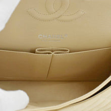 Load image into Gallery viewer, CHANEL Classic Double Flap Medium Quilted Caviar Leather Shoulder Bag Beige
