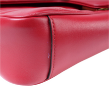 Load image into Gallery viewer, Gucci Marmont Leather Small Shoulder Flap Bag Red
